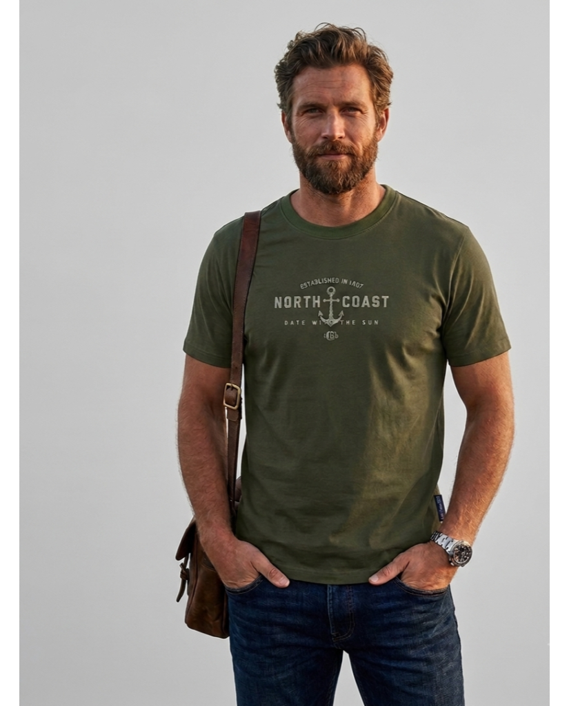 Camiseta de Hombre Manga Corta North Coast