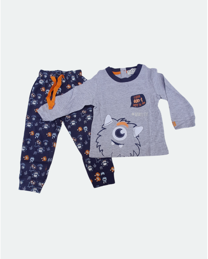 Pijama Algodón Monstruo (imagen 2)
