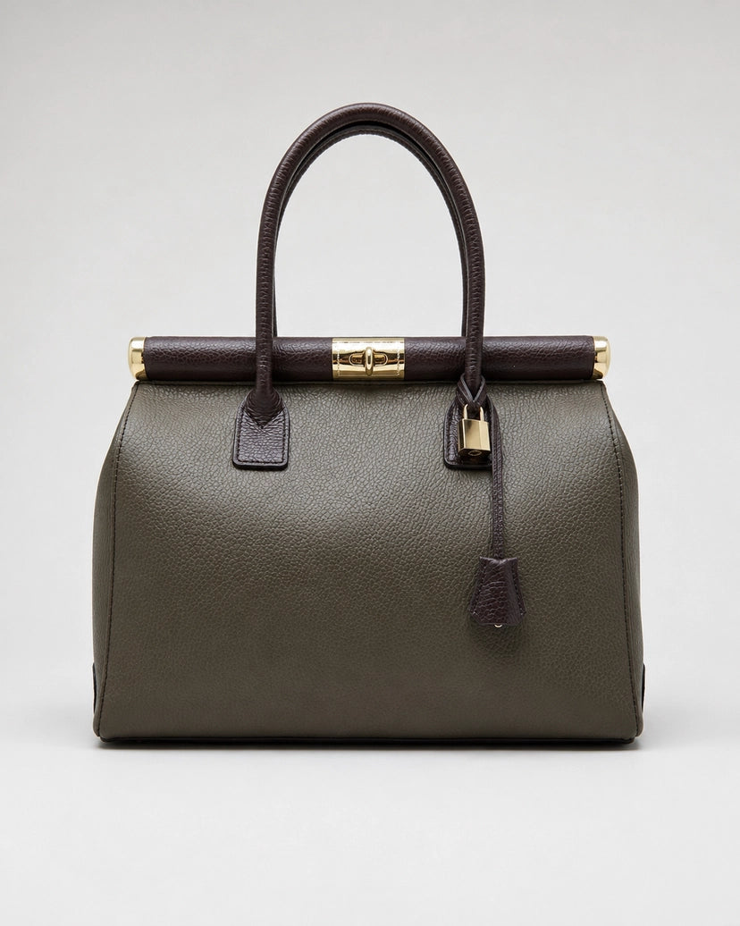 Bolso NORA de piel italiana dollaro ZEEN