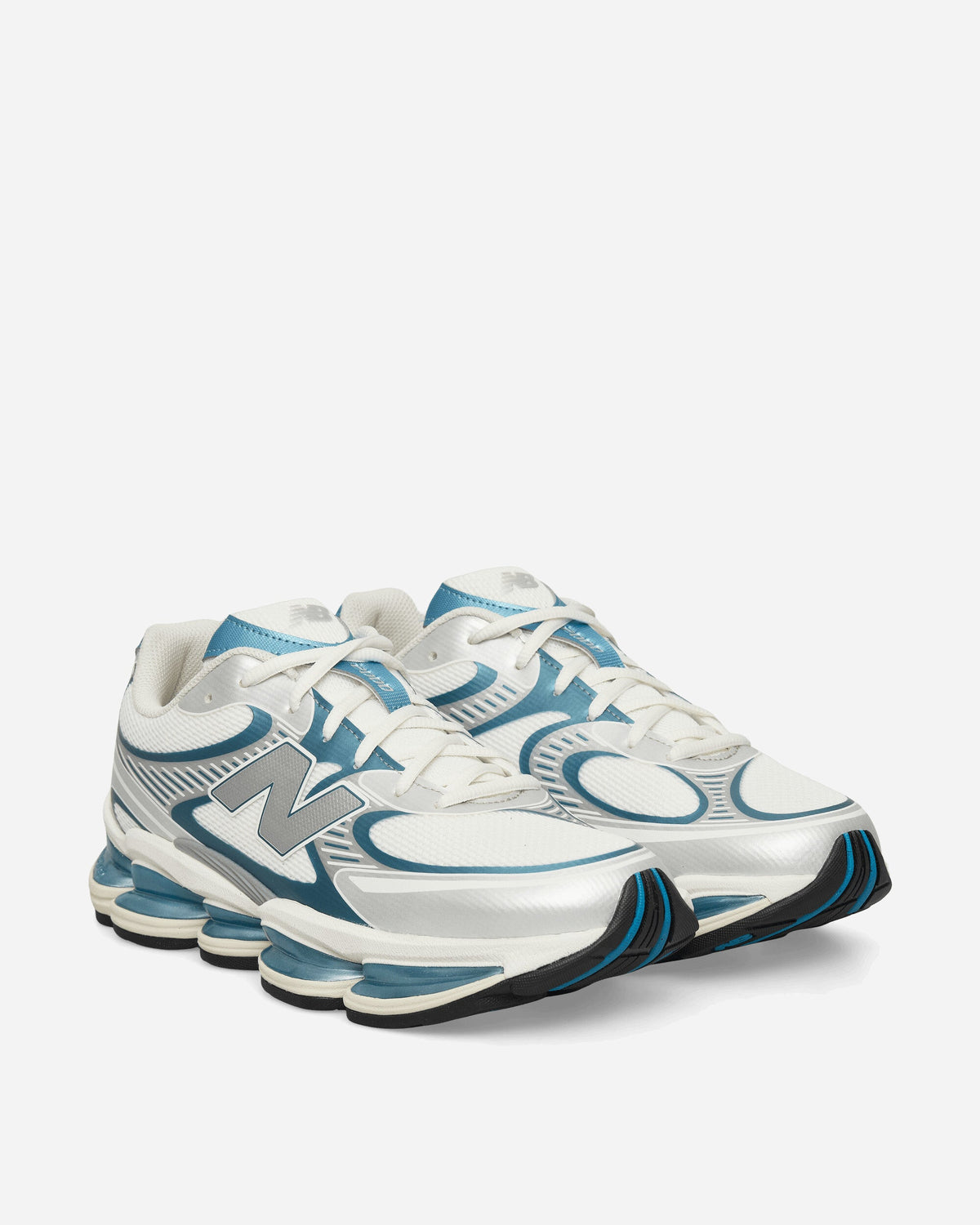 New Balance Abzorb 2000 Crema Azul - vista lateral