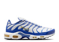 Nike Air Max Plus TN Blanco Azul Lyon Amarillo Varsity vista lateral