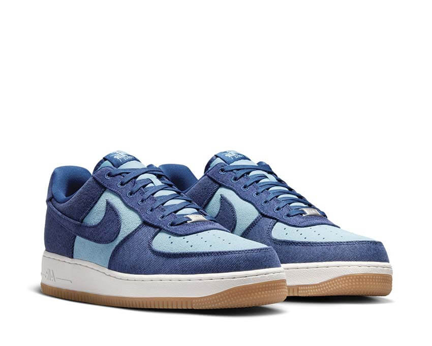 Nike Air Force 1 '07 LV8 Denim Azul - vista suela