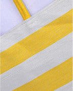 Bolso Capazo Playa o Piscina Amarillo a Franjas