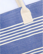 Bolso Playa o Piscina Franjas Azules