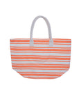 Bolso Playa o Piscina a Franjas Naranja