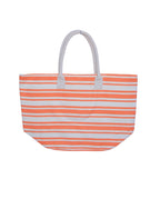 Bolso Playa o Piscina a Franjas Naranja
