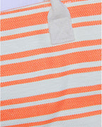 Bolso Playa o Piscina a Franjas Naranja (imagen 2)