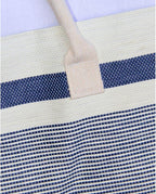 Bolso de Playa o Piscina a Rayas Azul (imagen 2)