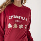 Pijama de Mujer Terciopelo Navidad (imagen 2)