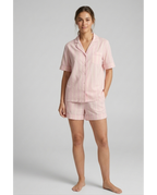 Pijama de Mujer Manga Corta Popelin Viscosa Rayas