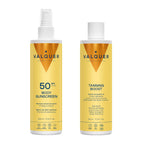 Pack Solar Corporal SPF 50 y Crema Hidratante Aceleradora del Bronceado - 600 ml Valquer®
