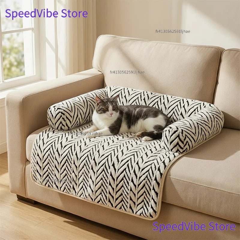 Sofá cama para perros y gatos con bordes laterales