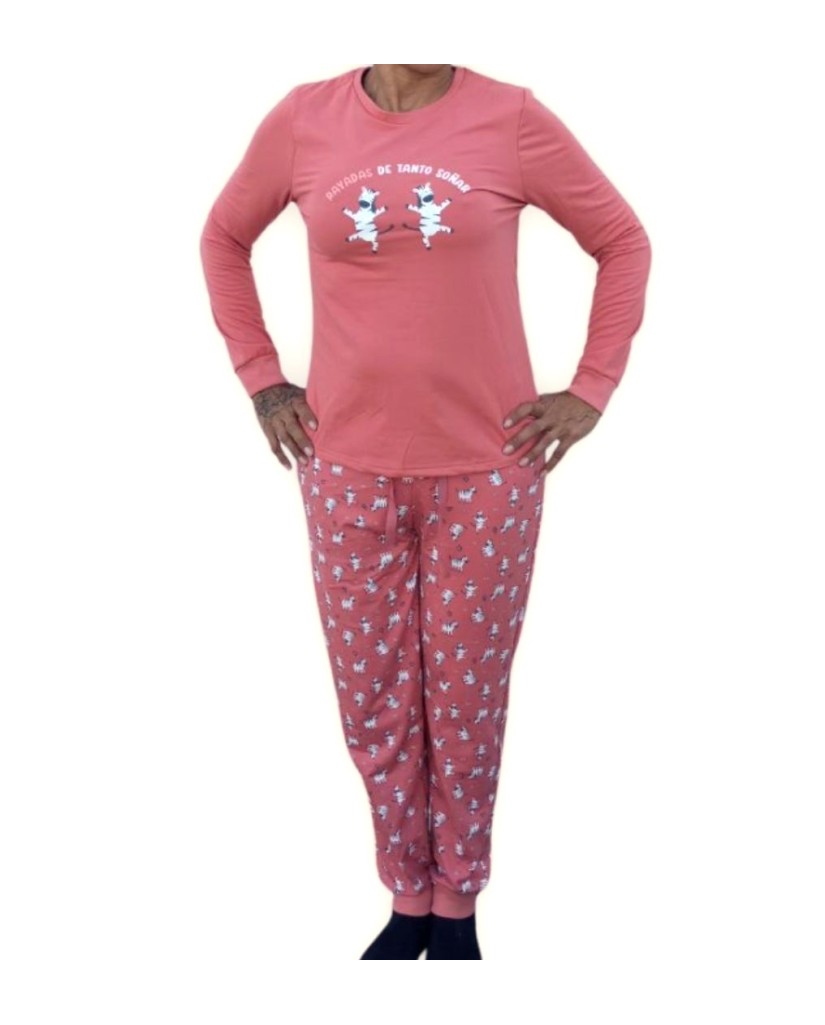 Pijama Supersoft Mujer Zebras (imagen 3)