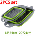 Colador plegable de silicona para cocina (imagen 2)