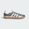 adidas Samba OG Plata Metalizada Mujer vista lateral