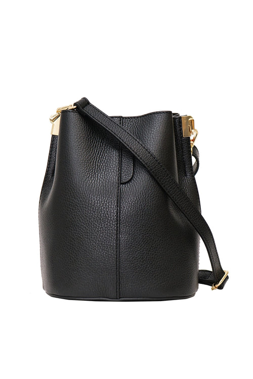 Bolso LILWENN de piel de vacuno grabada Cherry Paris