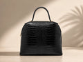 Bolso NOA de piel italiana grabada cocodrilo ZEEN
