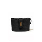 Bolso PRISCA SUÈDE de ante y piel grabada Cherry Paris