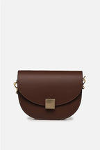 Bolso ZINA de piel de vacuno lisa Cherry Paris