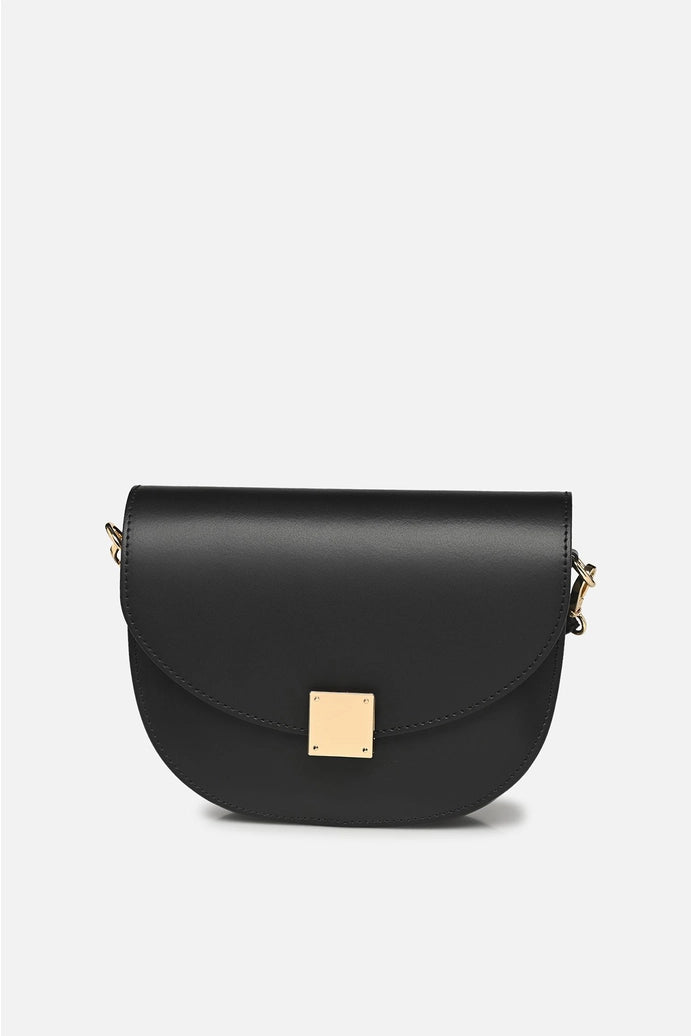 Bolso ZINA de piel de vacuno lisa Cherry Paris