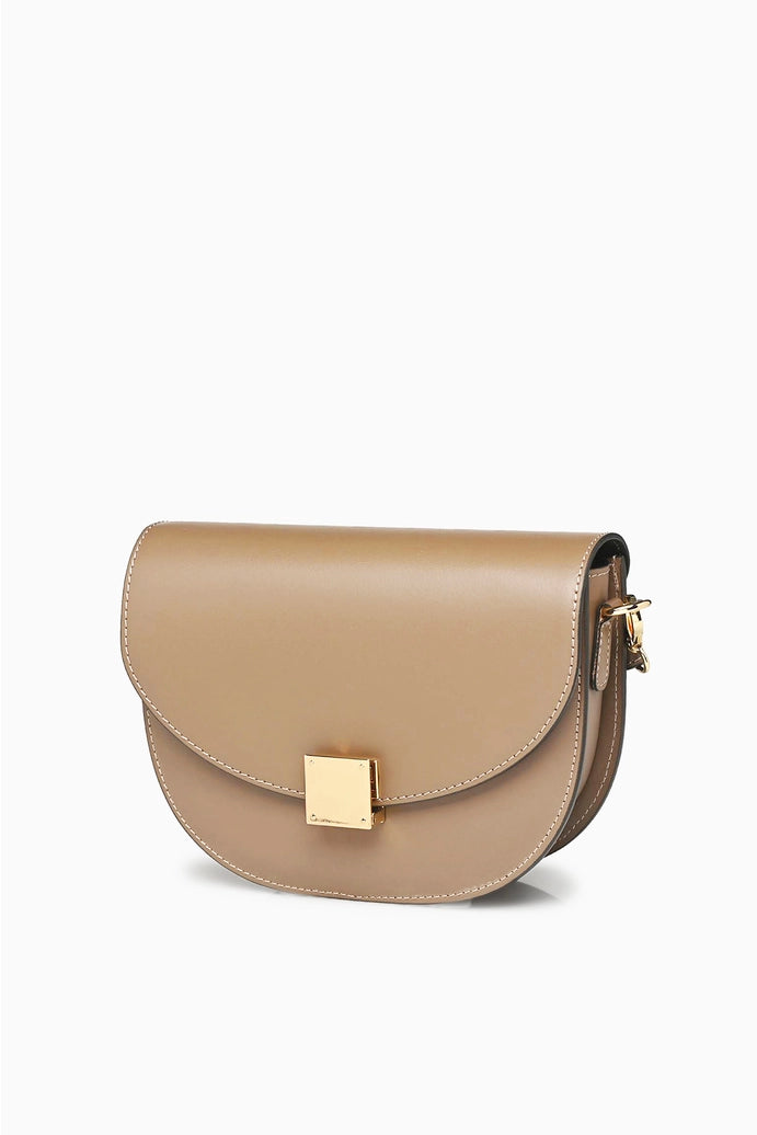 Bolso ZINA de piel de vacuno lisa Cherry Paris