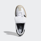 Adidas Samba LT Blanco Negro Dorado - vista trasera