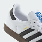 Adidas Samba OG Blanca y Negra - suela
