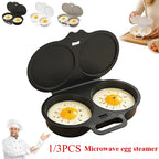 Cocedor de huevos al vapor para microondas