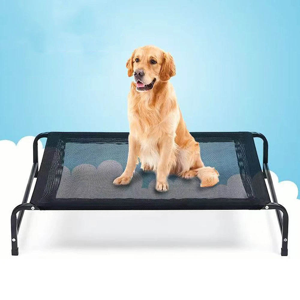 Cama elevada para perros grandes de interior y exterior