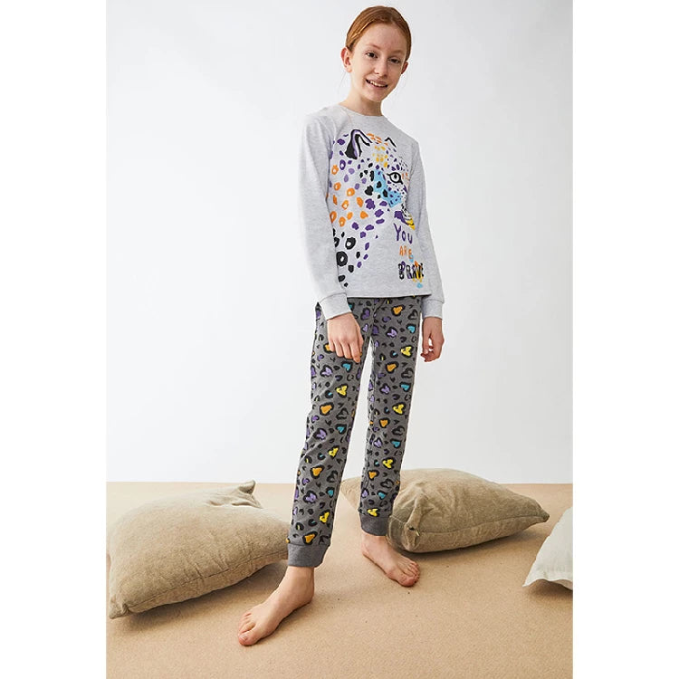 Pijama Infantil de Niña Otoño-invierno Terciopelo