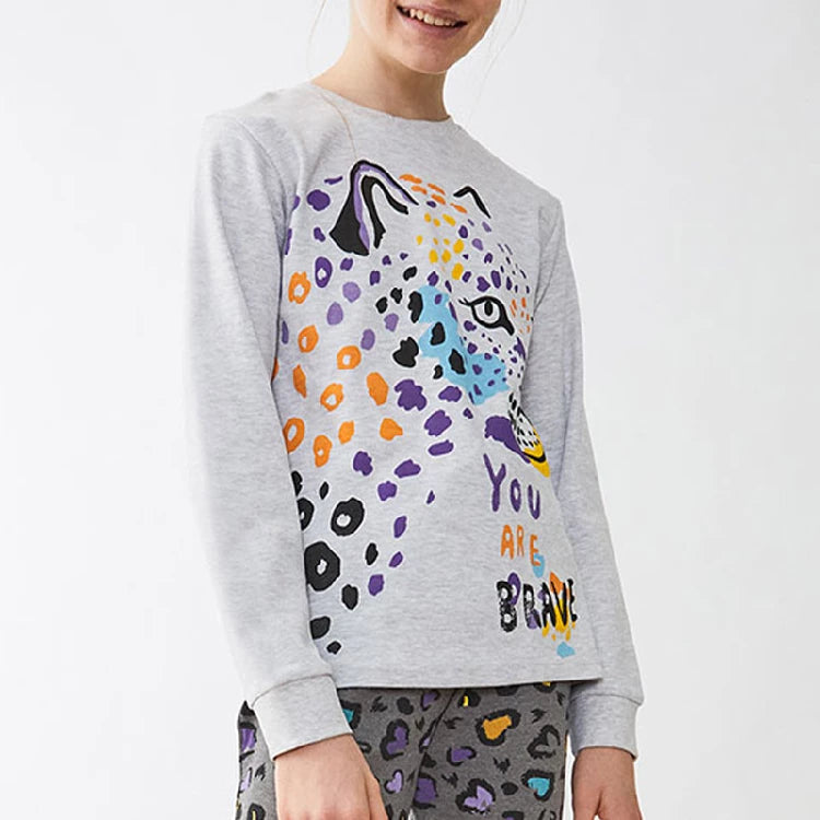 Pijama Infantil de Niña Otoño-invierno Terciopelo (imagen 2)