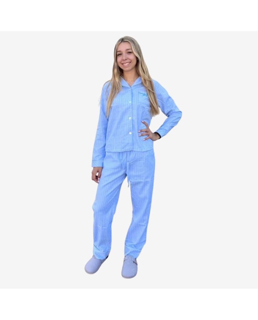 Pijama Vielha Mujer Camisero a Rayas (imagen 2)
