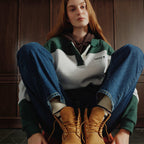Timberland Bota Premium 6 Pulgadas Beige (Mujer) - vista lateral