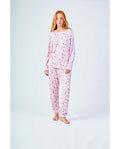 Pijama de Mujer Extra Suave Rosa Estampado