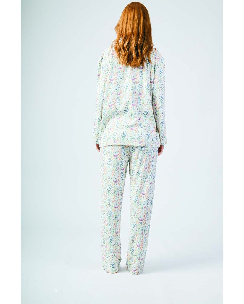 Pijama de Mujer Camisa Flores