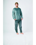 Pijama Coralina Hombre Verde Cuadros