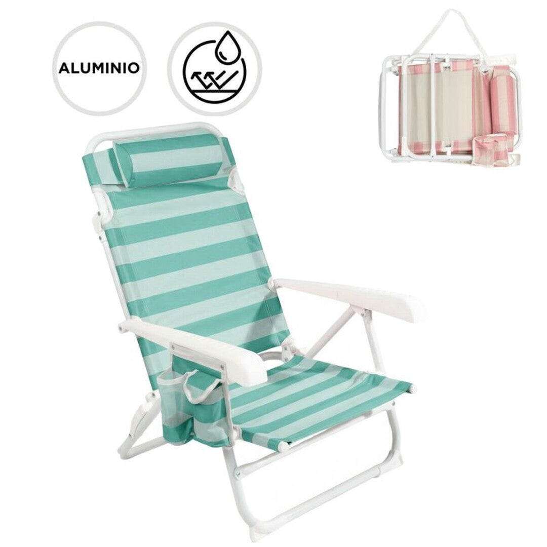 Pack Familiar de Verano – 4 Sillas de Playa + Sombrilla de 180 cm GRATIS ☀️🏖️ LOOFTYS