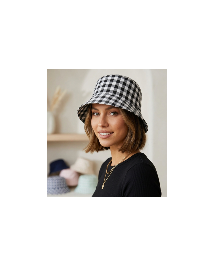 Gorro Bucket Mujer Vichy