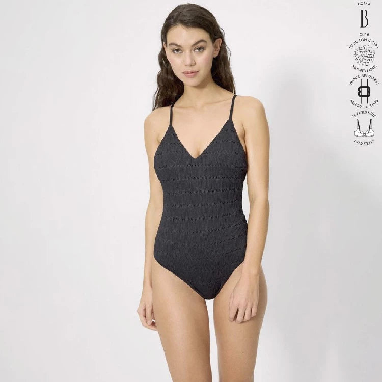 Bañador de Mujer Copa B sin Aro con Relleno Ref. 83218