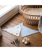 Pack 2 Baberos Bandana Animales Azul (imagen 2)