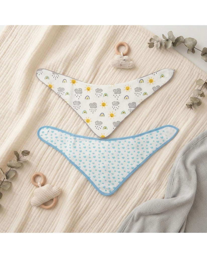 Pack 2 Babero Bandana Soles (imagen 2)
