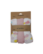 Pack 3 Gasas Muselinas Nubes Colores 80x80