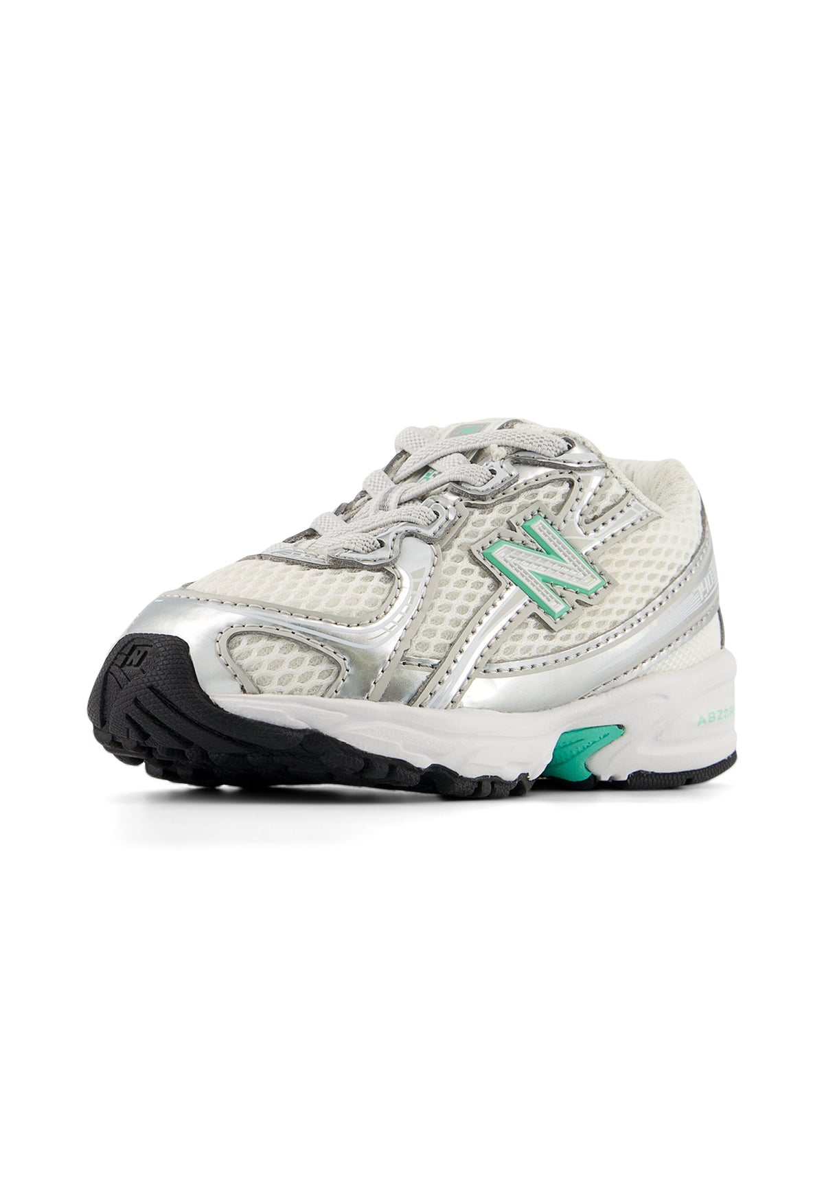 New Balance 740 Plata y Turquesa (Niño/a) - vista lateral