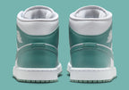Jordan 1 Mid Blanco Cannon suela