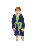 Albornoz de Rizo Infantil con Bolsillo Lateral, Modelo 1
