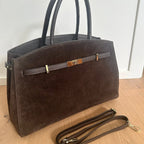 Bolso AMELIA BIG de ante italiano Zh Leather Bags