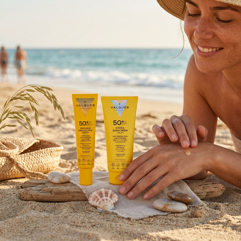 Pack Solar Facial Invisible Protection e Hydra Sunscreen SPF 50+ - 115 ml Valquer®