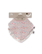 Babero Bandana de Bambú, Pack de 2 Unidades, Diseño Flores (imagen 5)