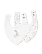 Babero Bandana, Pack de 2 Unidades, Diseño Conejito