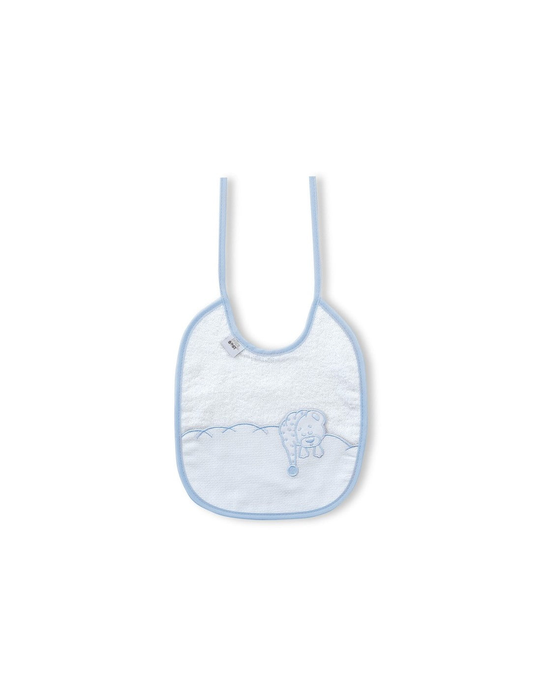 Babero Rectangular para Bordar, Pack de 2 Unidades, Diseño Osito (imagen 2)